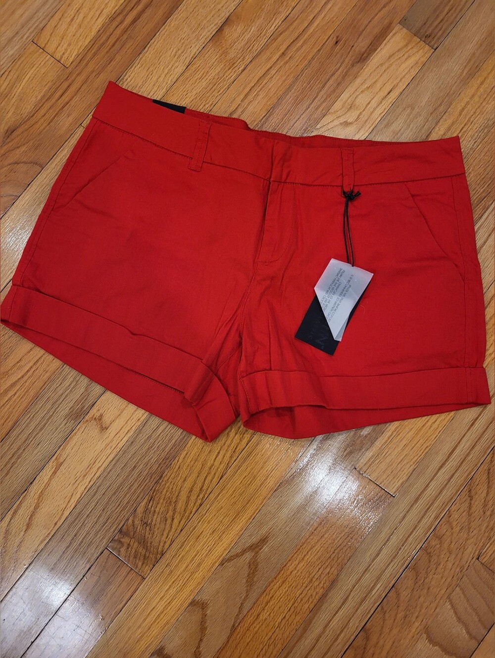 Dear John Red Women's Casual Cuffed Shorts